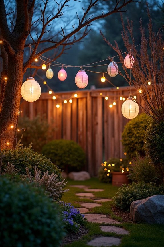 enchanted easter evening display