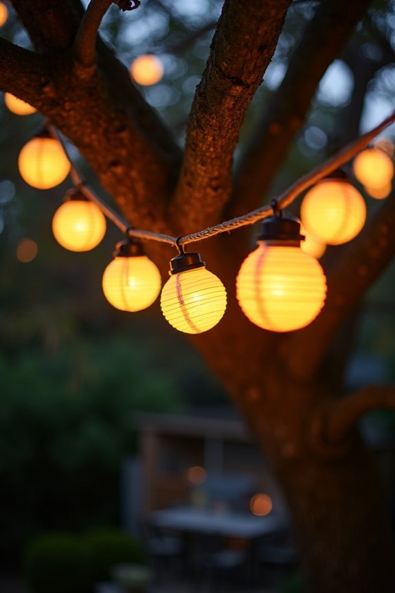 enchanting backyard lantern decor