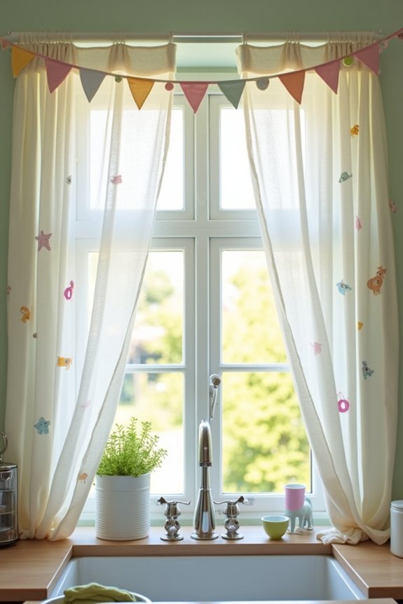 enchanting kitchen window decor
