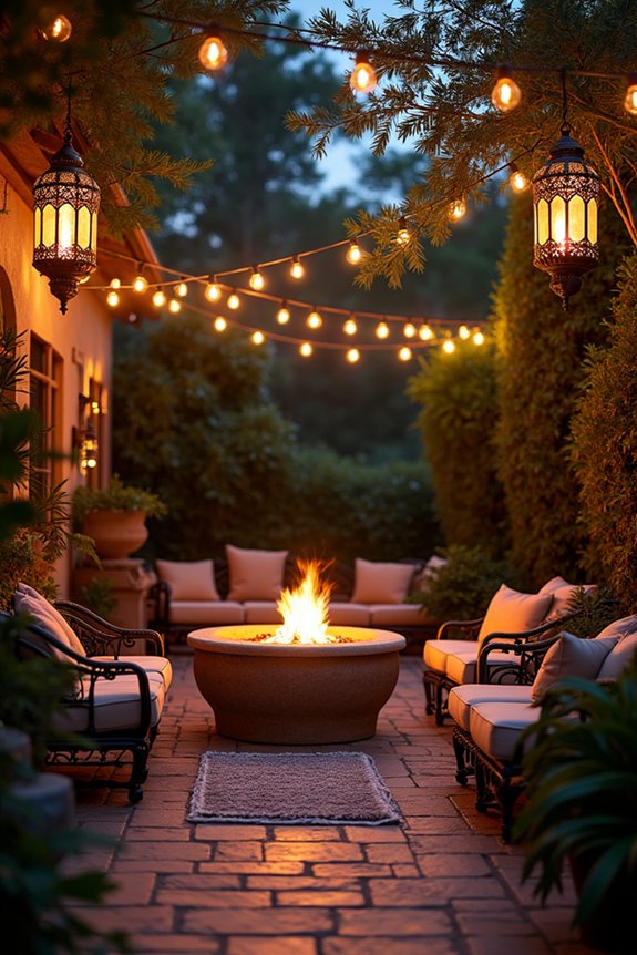 enchanting nighttime celebration atmosphere