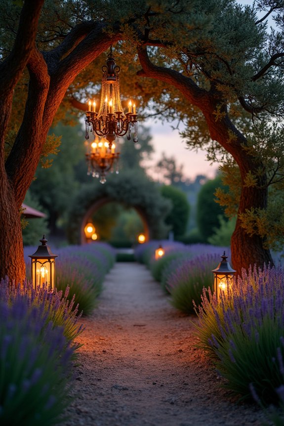 enchanting outdoor lighting ambiance