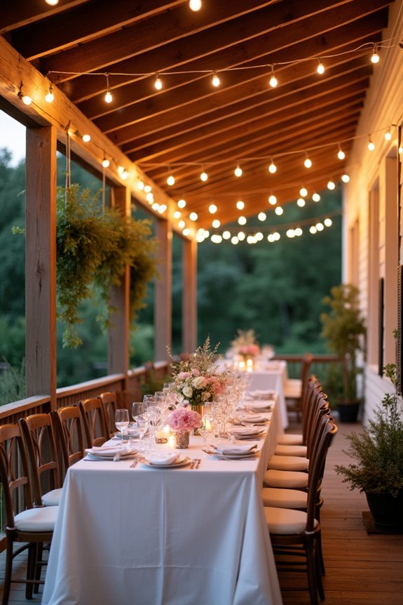 enchanting porch ambiance lights