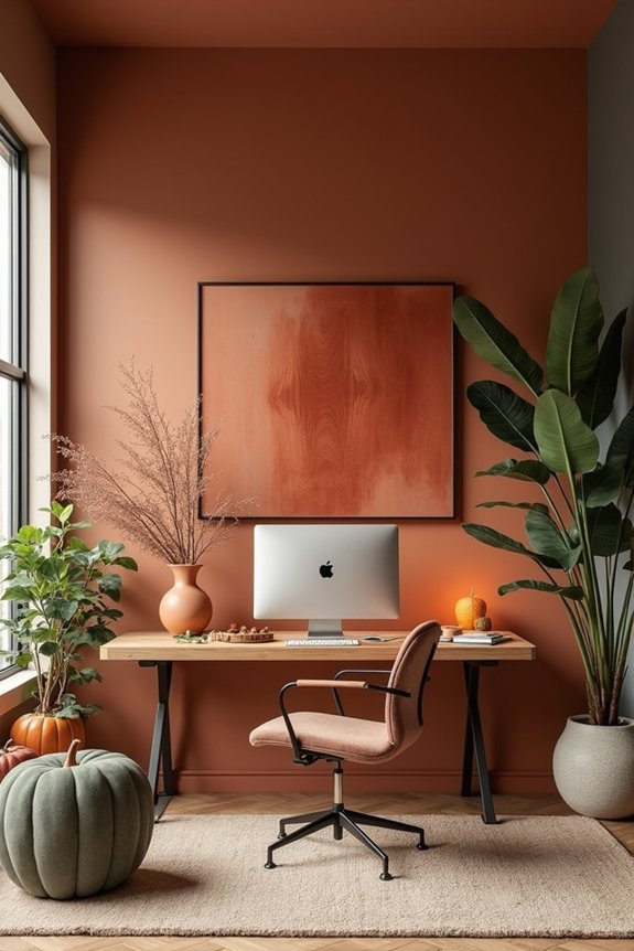 energizing autumn color palette