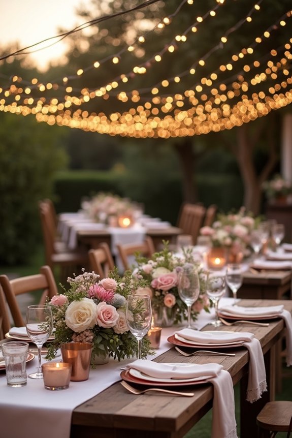 engagement party patio decor