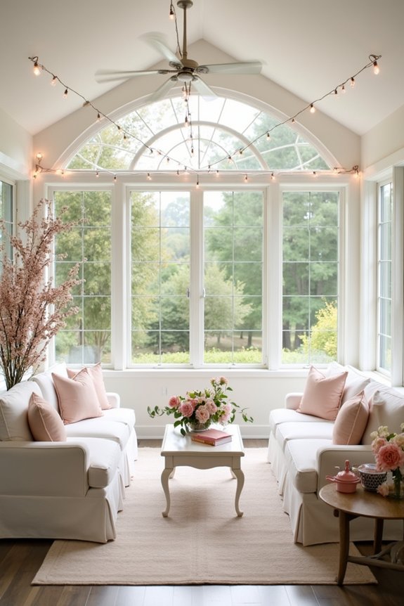 engagement party sunroom decor