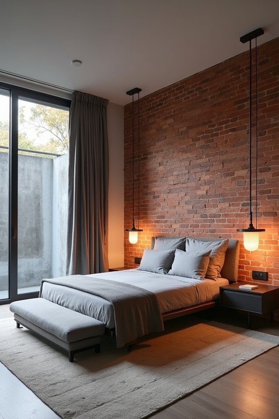 exposed brick cozy comfort