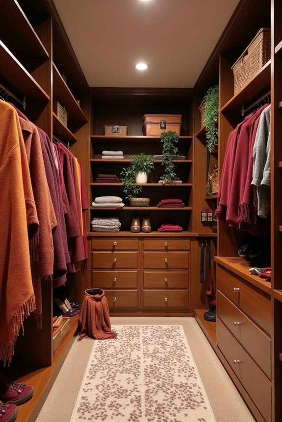fall closet decor ideas