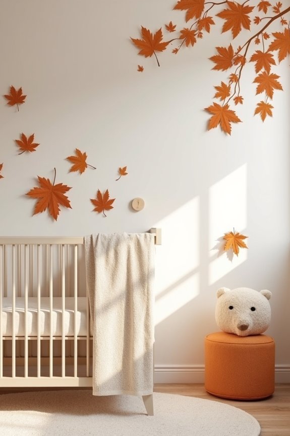 fall nursery wall accents