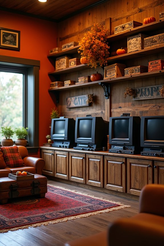 fall themed game room upgrades