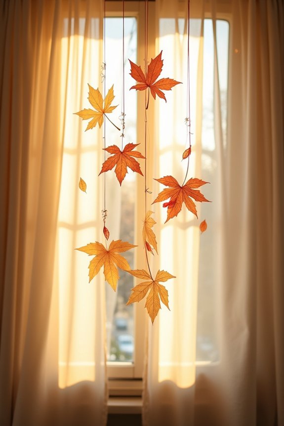 festive autumn paper decorations
