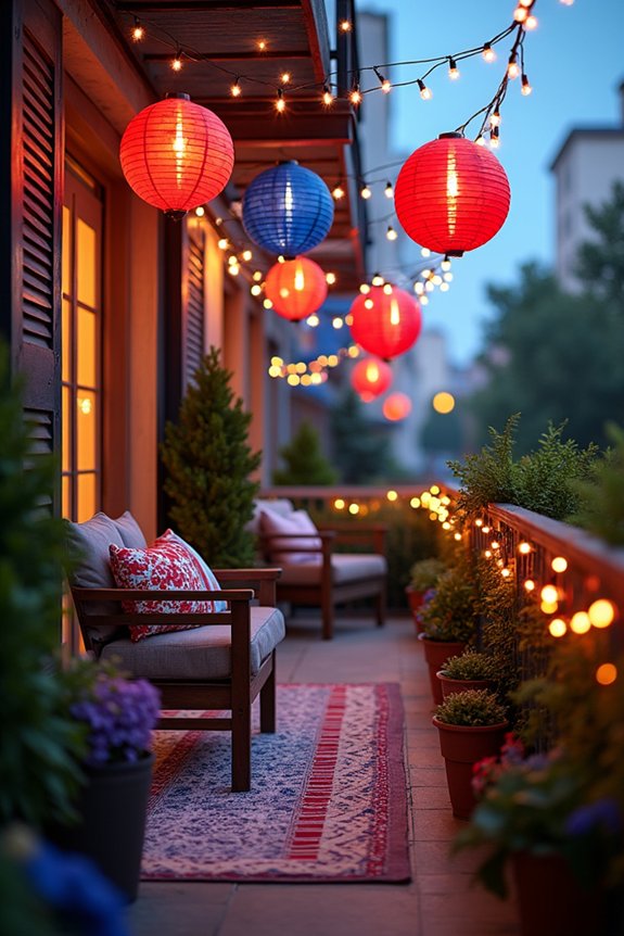 festive balcony decor ideas