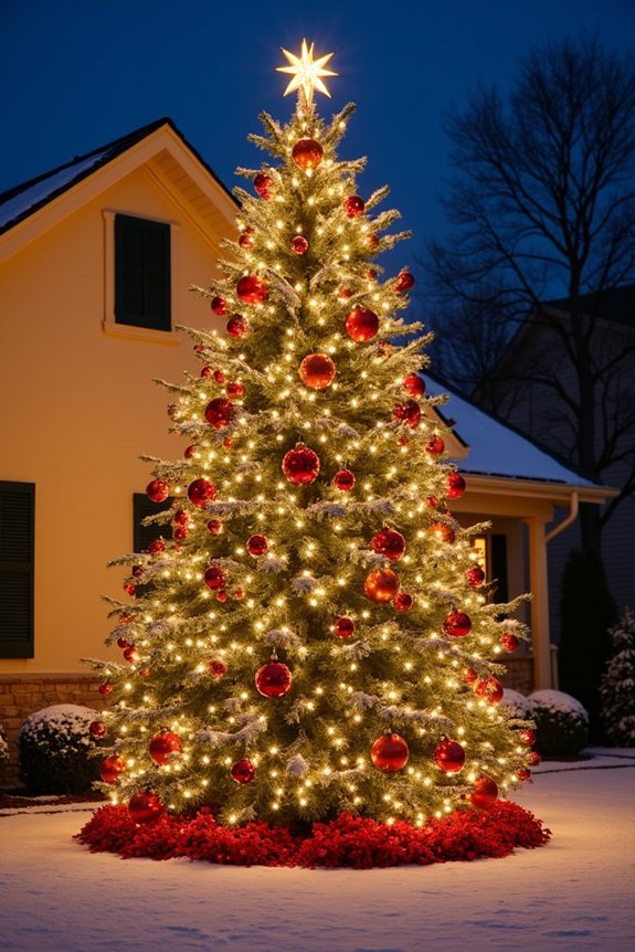 festive lawn display ideas