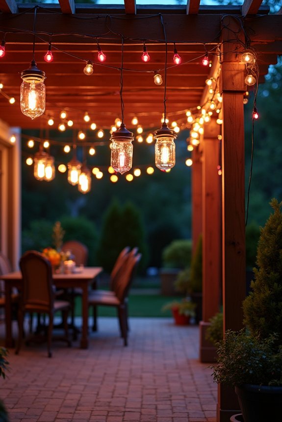 festive patriotic outdoor lighting