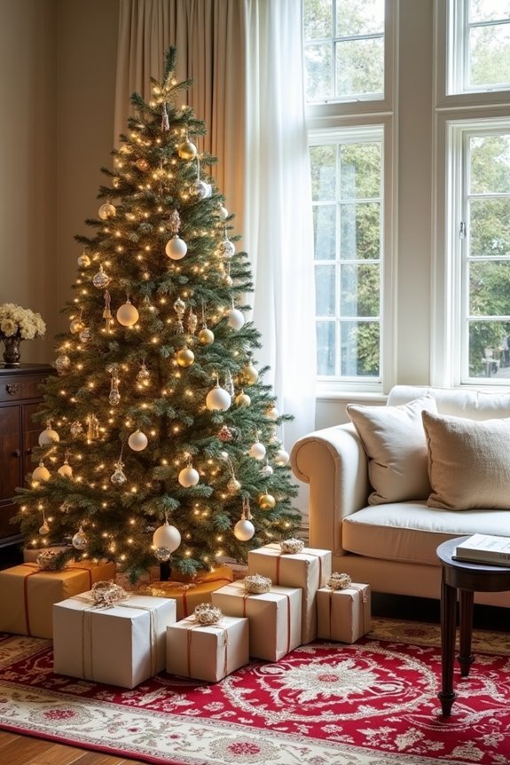 festive tree skirt options