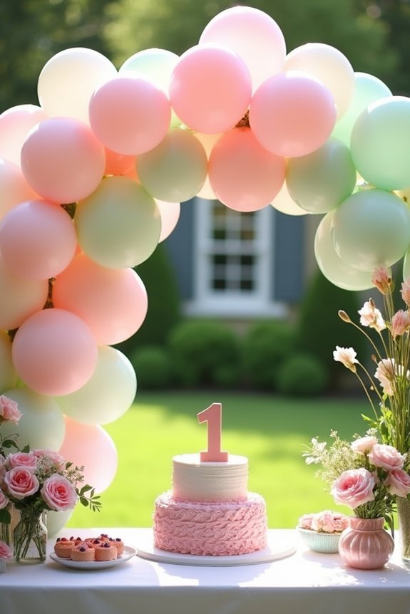 first birthday balloon decorations