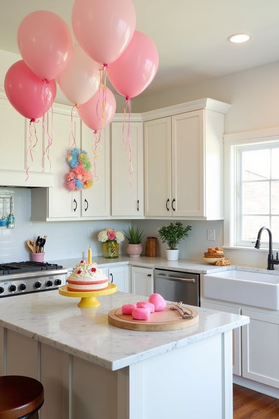 first birthday kitchen decor