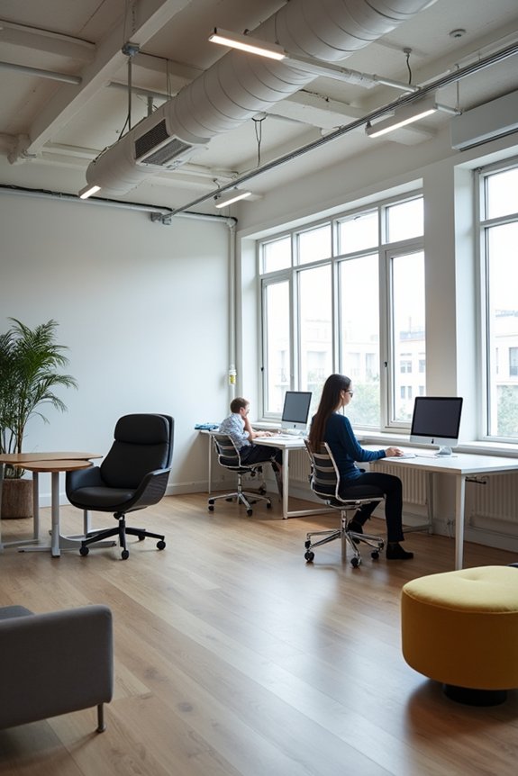 flexible office workspaces design