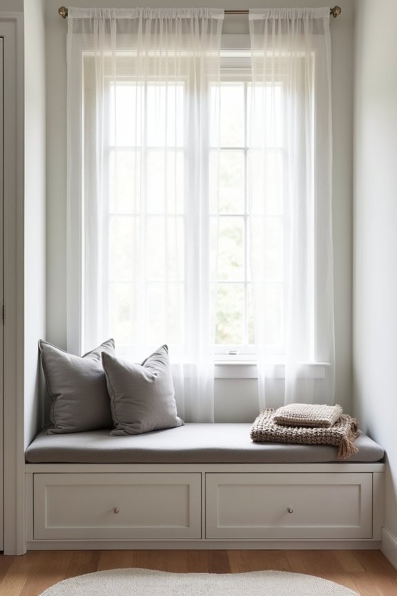 floating shelf with storage