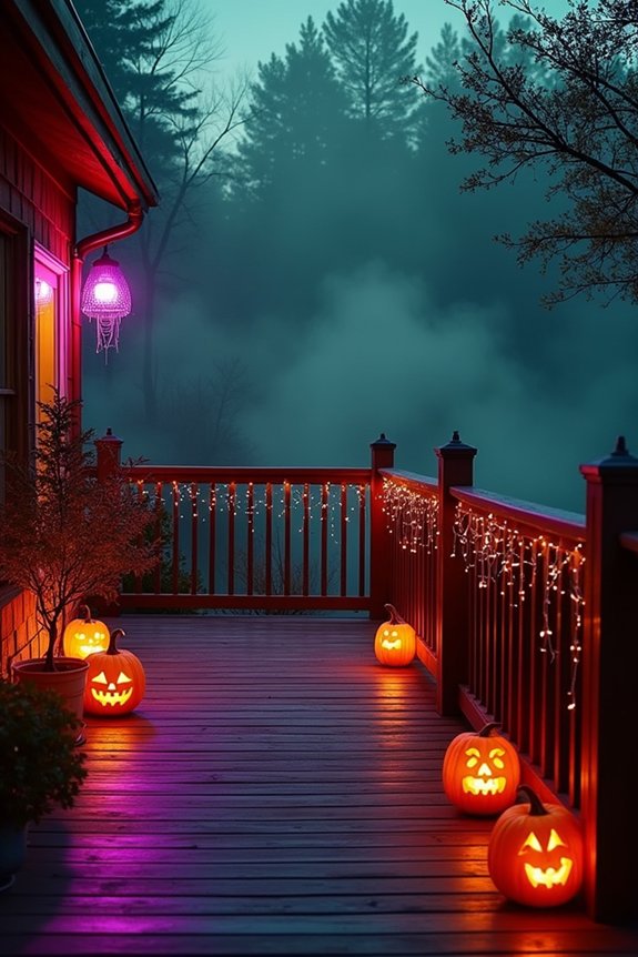 fog colored lights ambiance