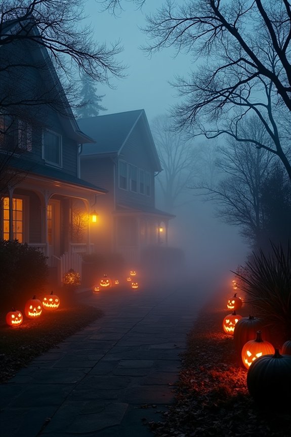 fog machines enhance halloween displays