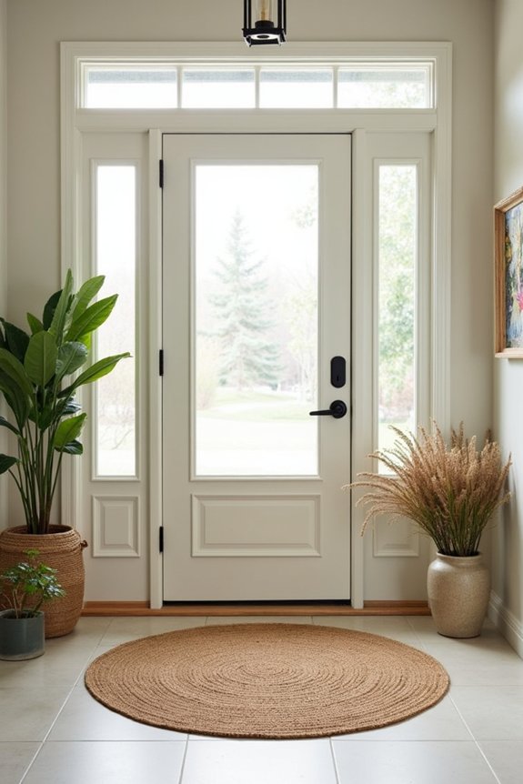 fresh doormats and rugs