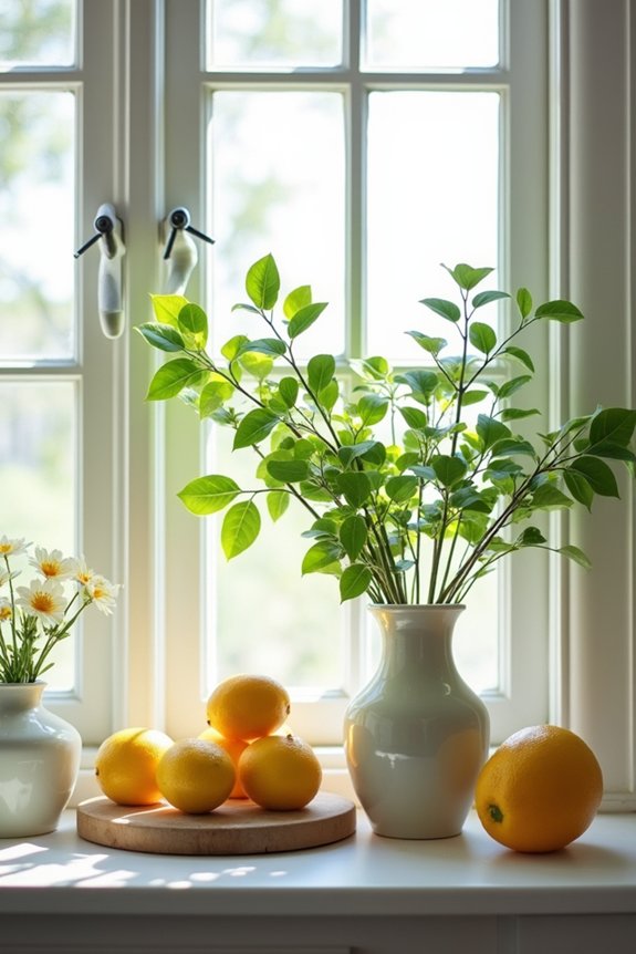 fresh fruit and herbs
