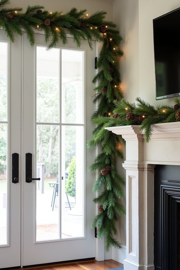 fresh garland for festivities