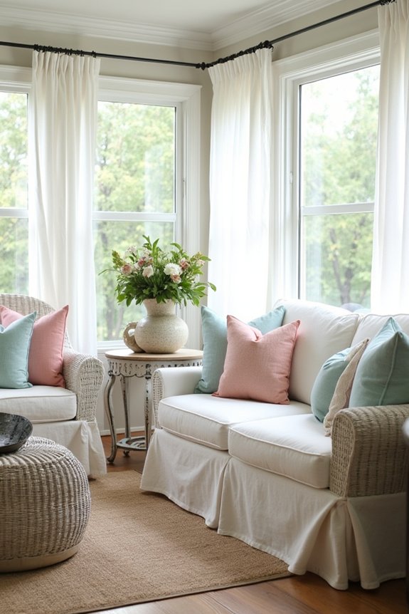 frugal vintage sunroom decor
