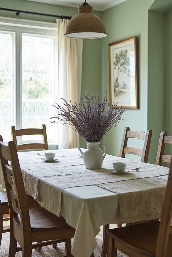 gentle calming color palette
