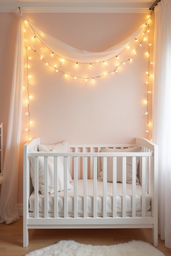 gentle soothing nursery lighting