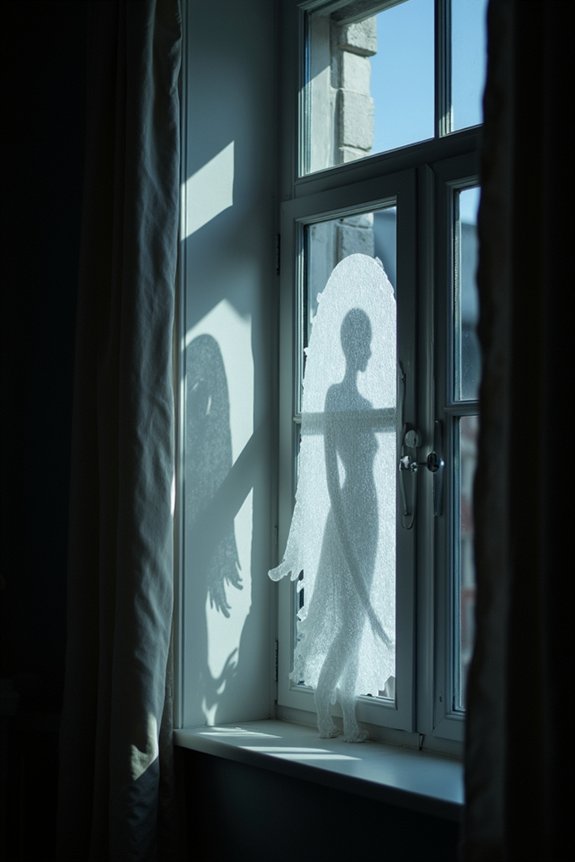 ghostly silhouettes for halloween