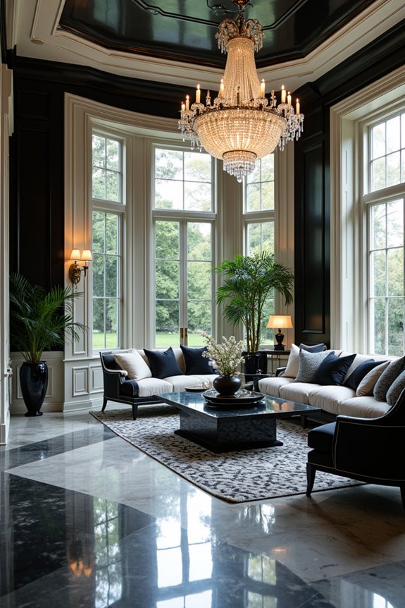 glamorous lighting for elegance