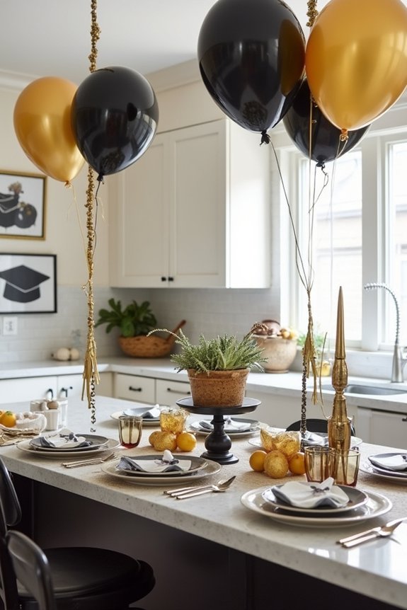 graduation party kitchen decor