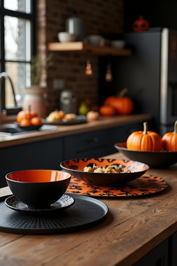 halloween themed dinnerware options