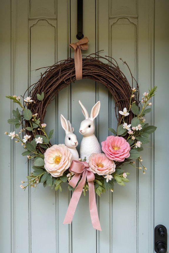 handmade easter wreath creativity