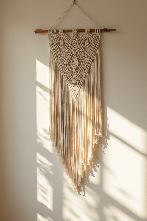 handmade macram wall hangings