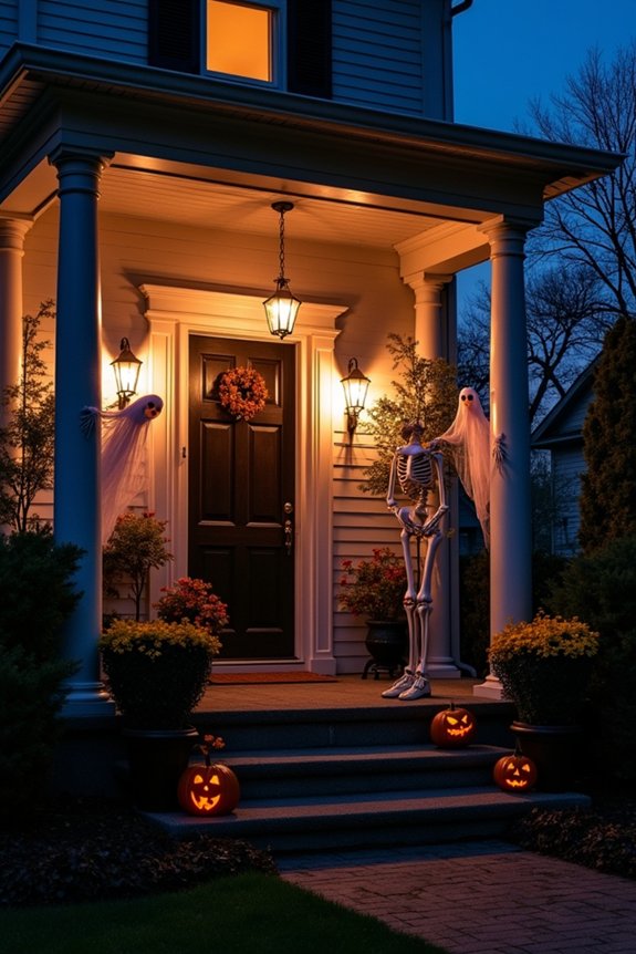 hanging animated halloween props