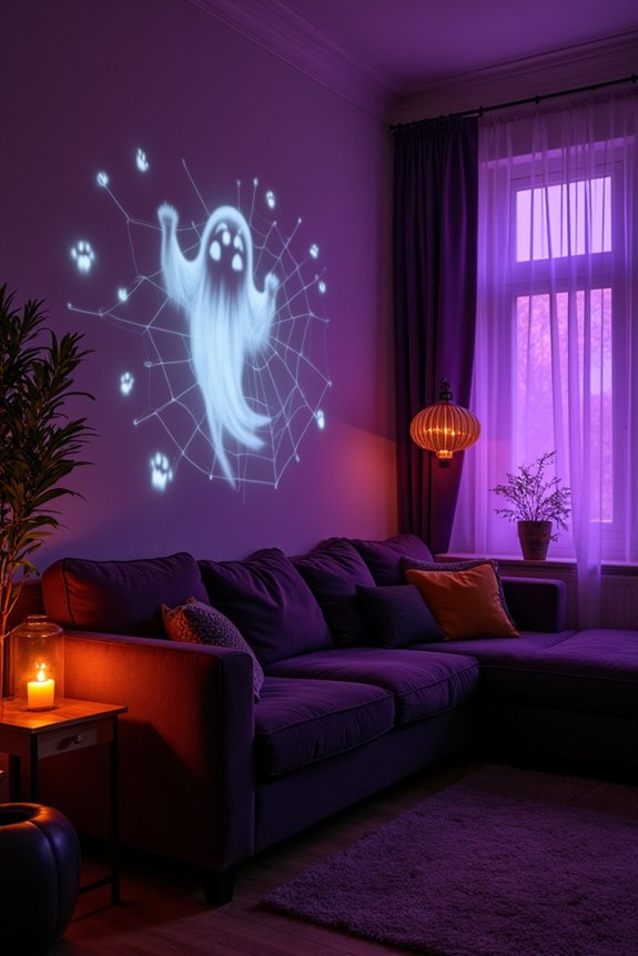 haunting walls with decor