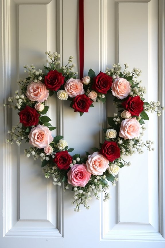 heart shaped valentine s wreath project