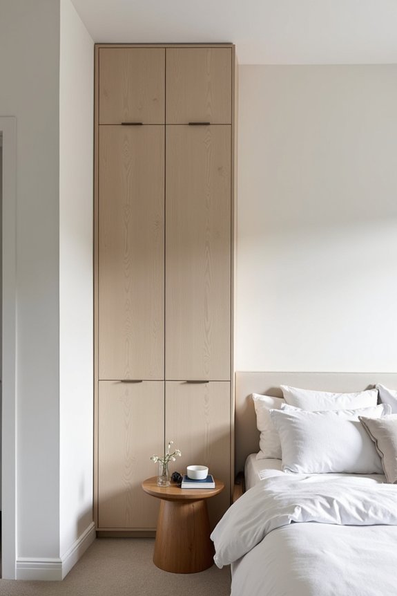 hidden storage solutions enhance tranquility