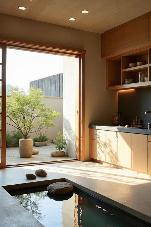 incorporate calming water elements