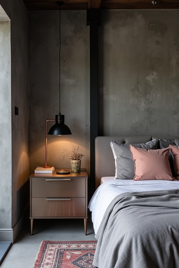 industrial metal accent decor