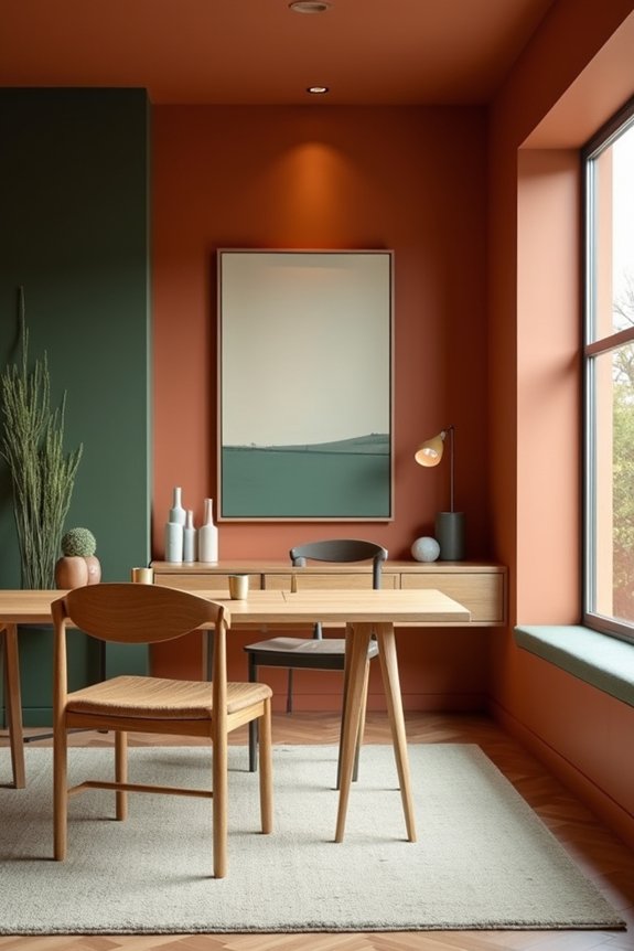 inspirational office color combinations