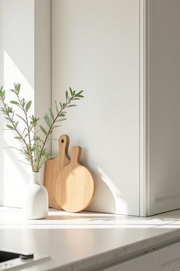 intentional kitchen countertop display