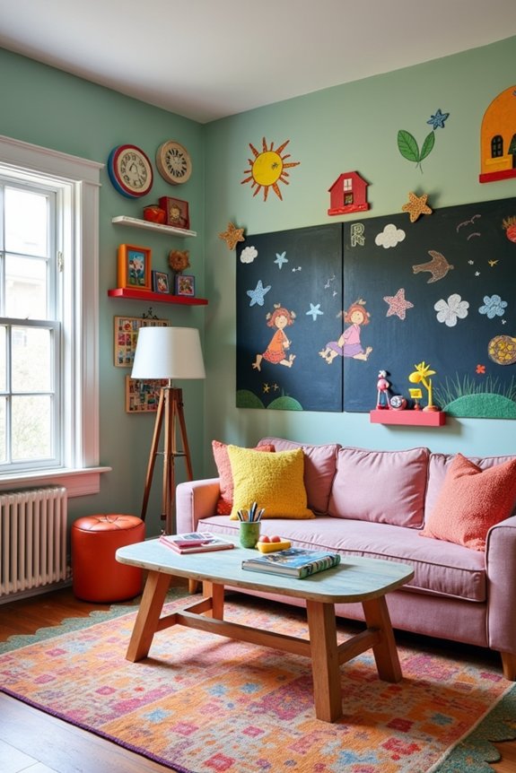 interactive creative wall activities