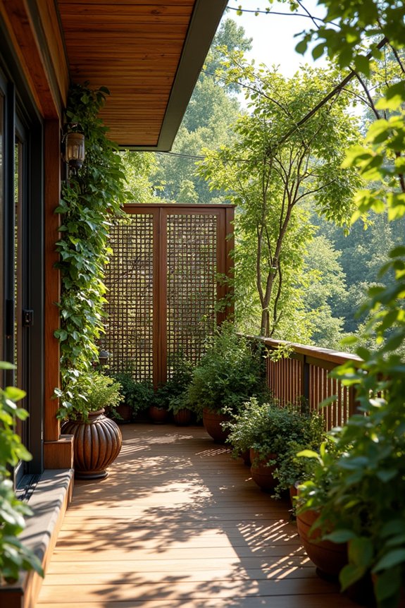 intimate balcony privacy solutions