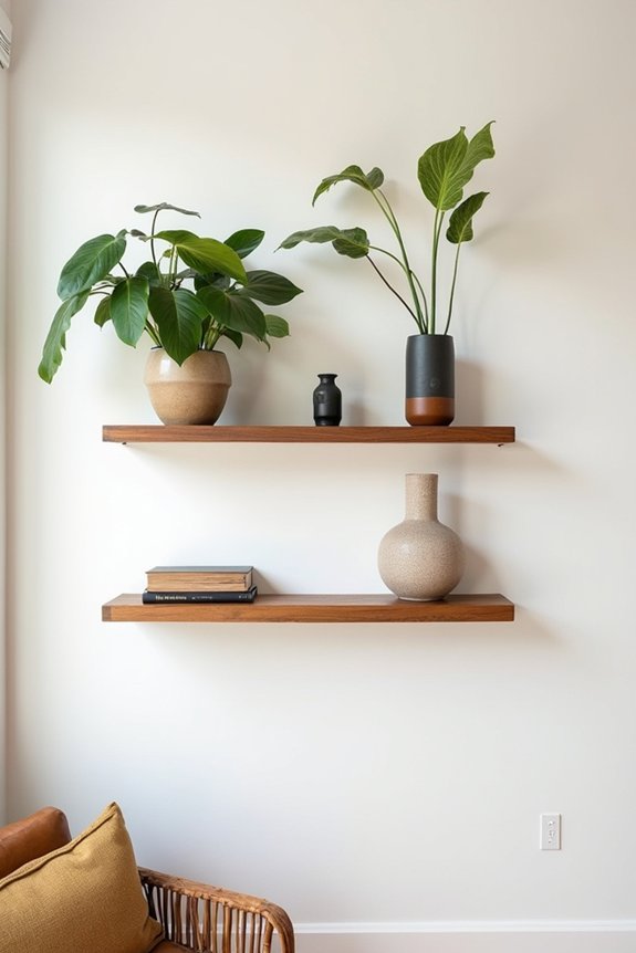 inviting display with greenery