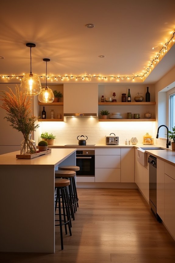 inviting layered lighting design