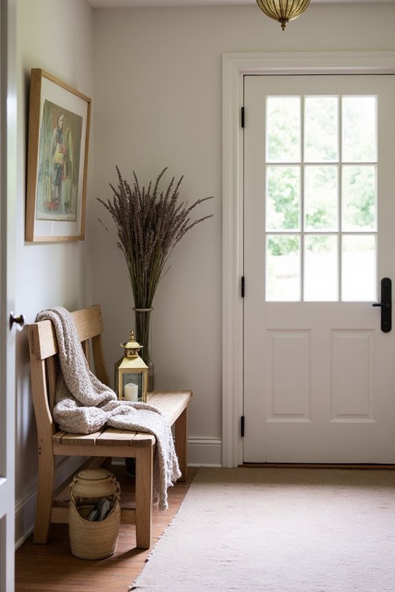 inviting warm entryway ambiance