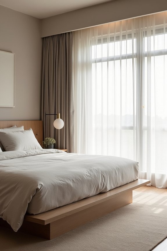 japandi minimalist bedroom decor